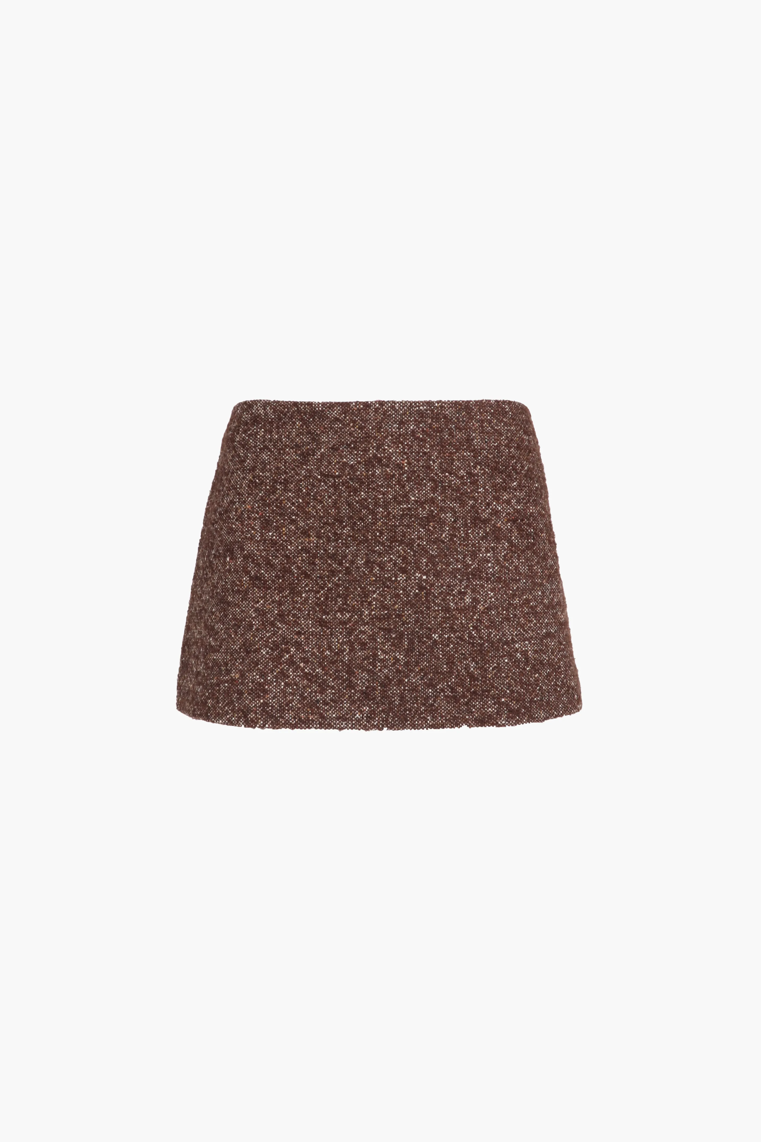JUICE SKIRT IN ESPRESSO