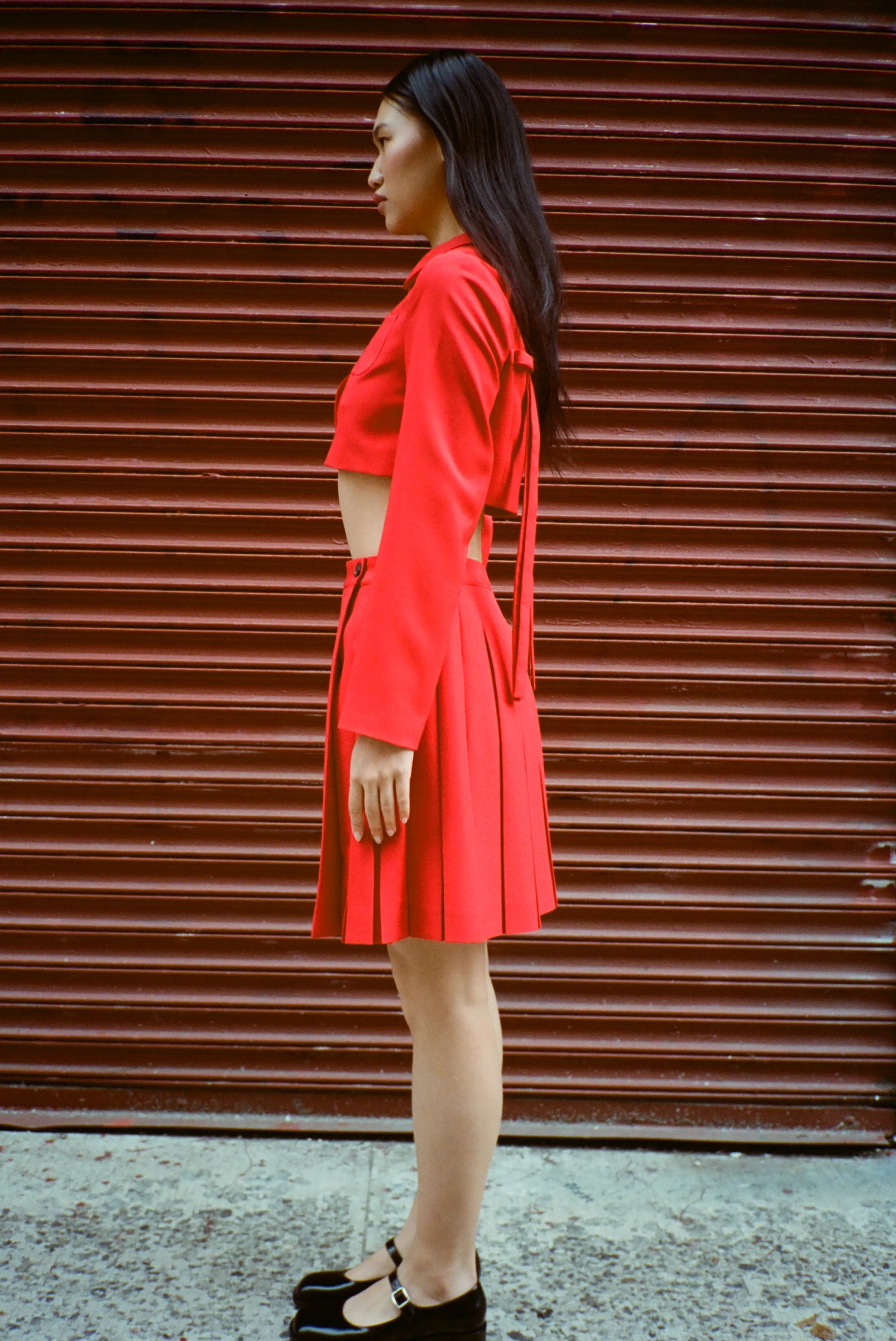 ENNIS JACKET IN RED
