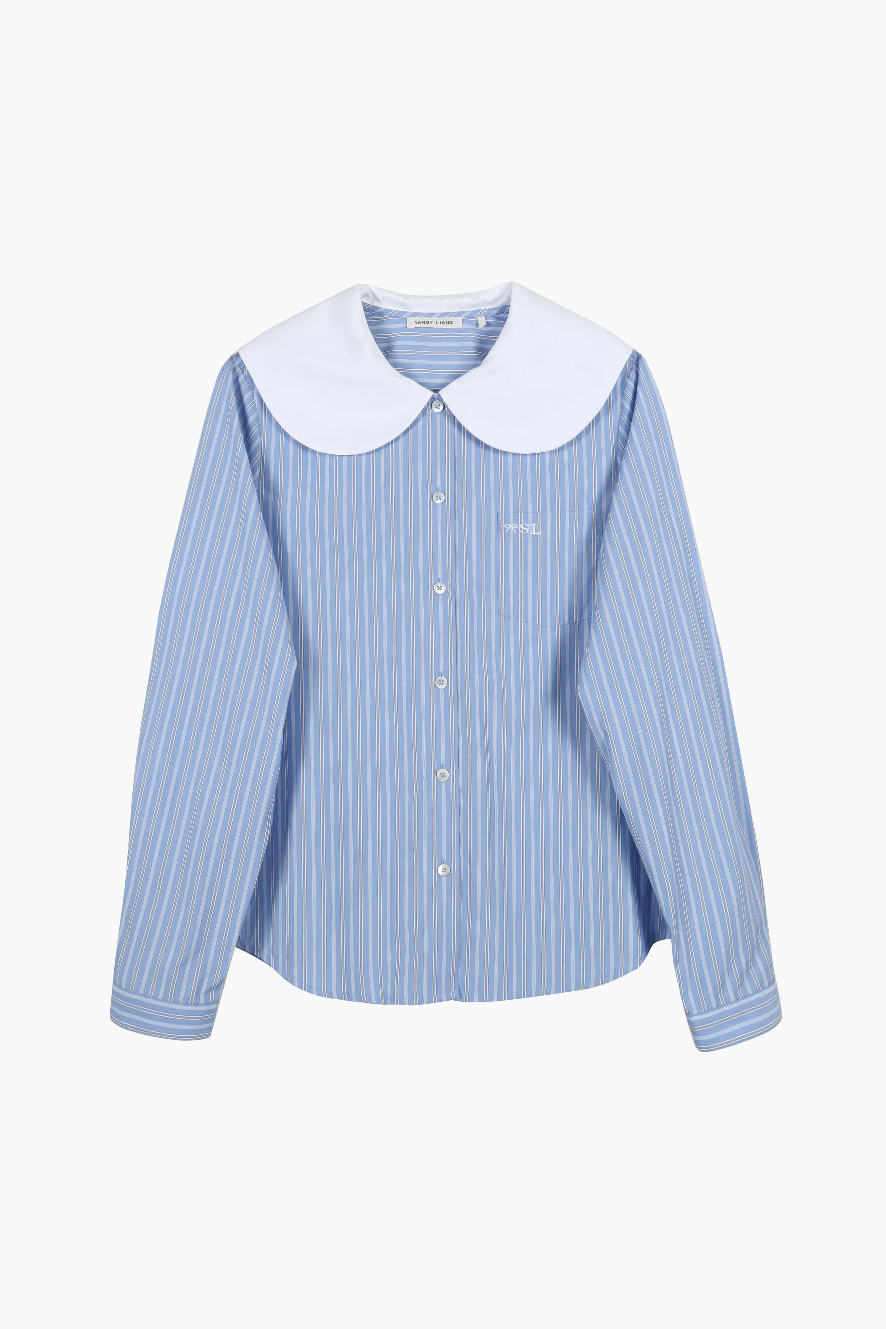 LUTON SHIRT IN LIGHT BLUE STRIPE