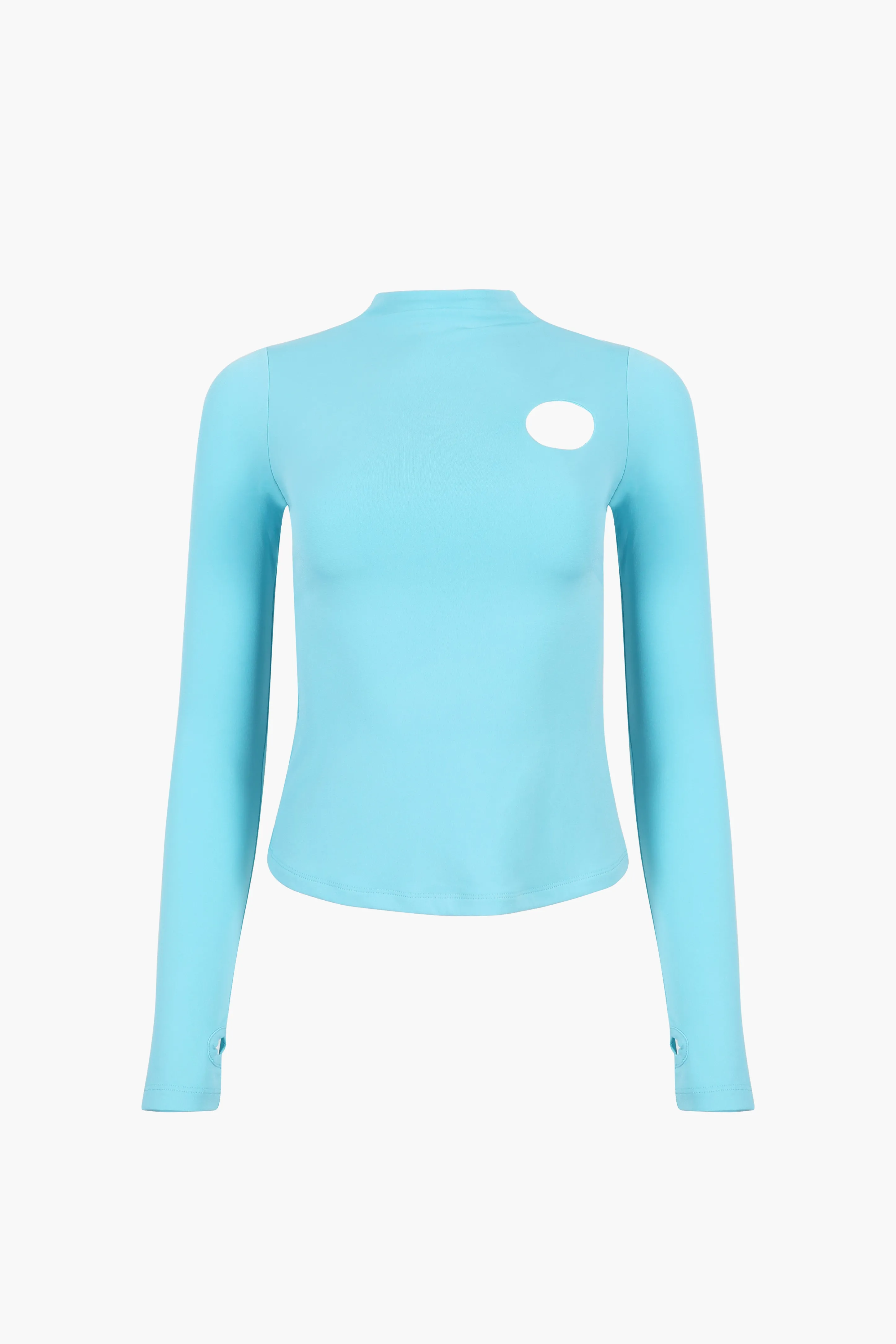 BELLA TOP IN TURQUOISE