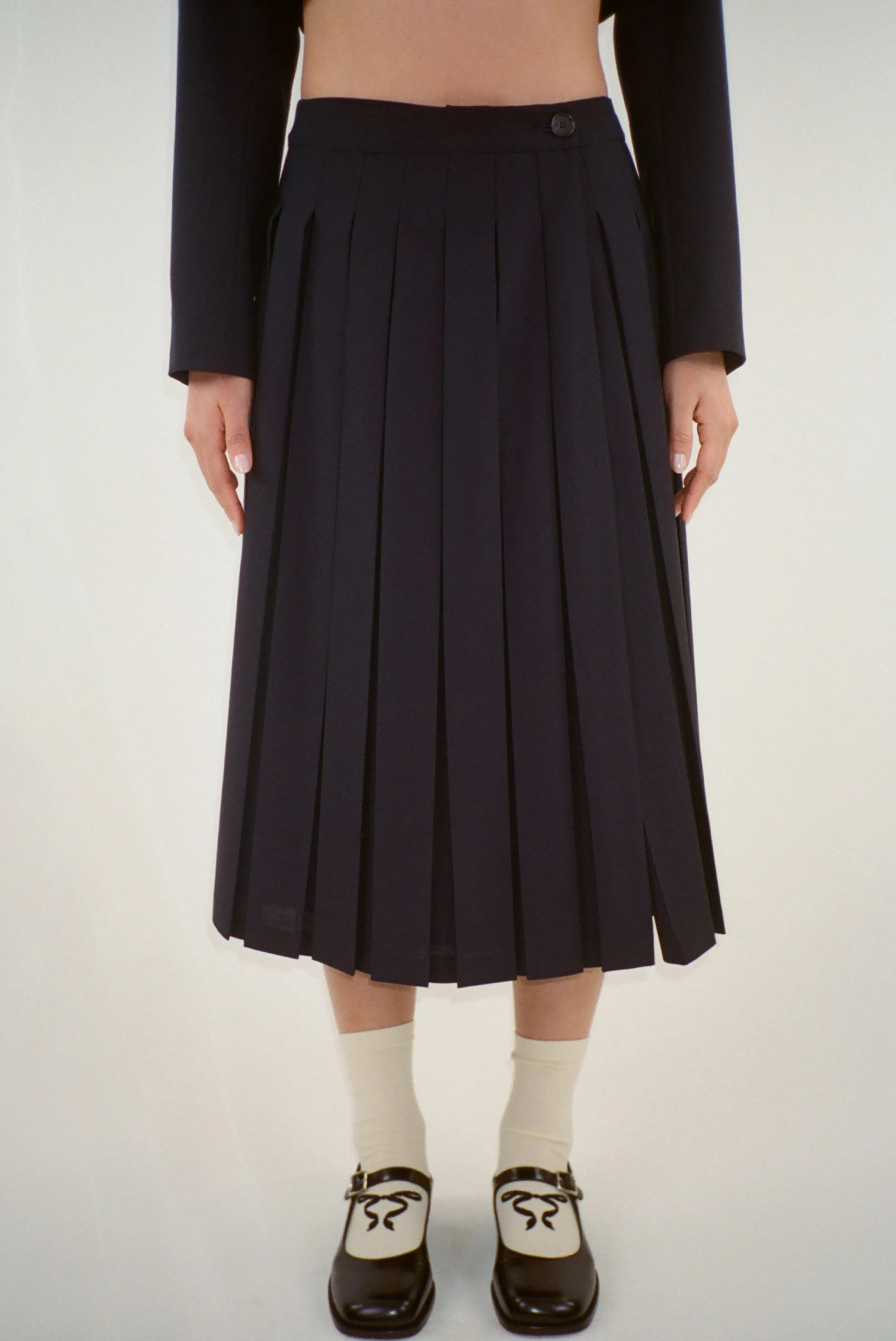 UNIFORM SKORT IN DARK NAVY