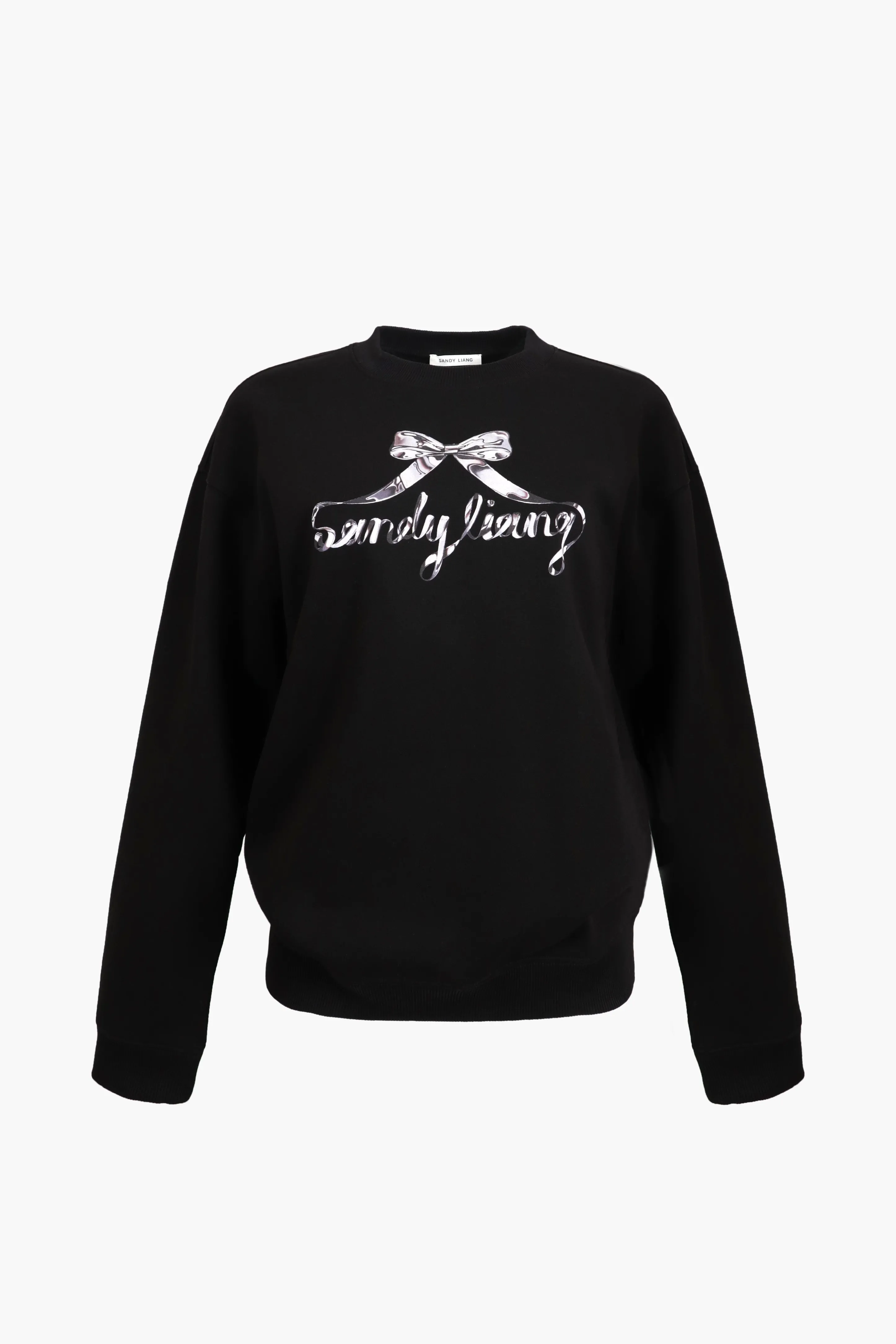 CHROME SWEATSHIRT IN BLACK